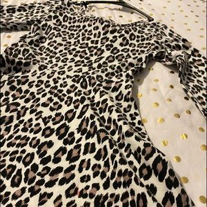 Girl leopard dress